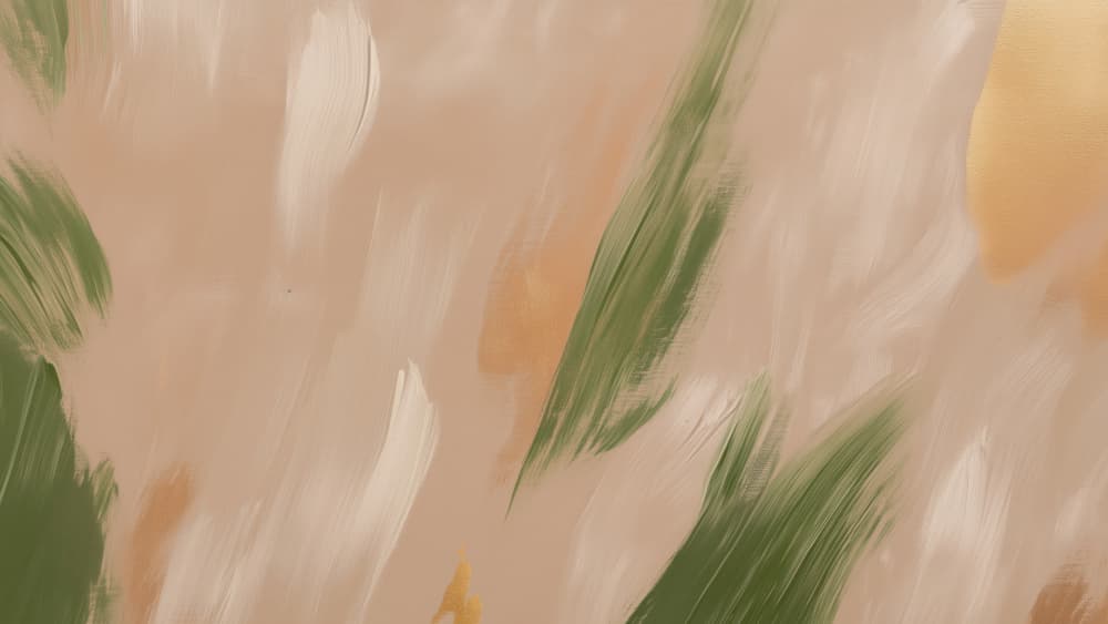 Earthy Green Strokes by Marika Barsrsind — canvas wall art