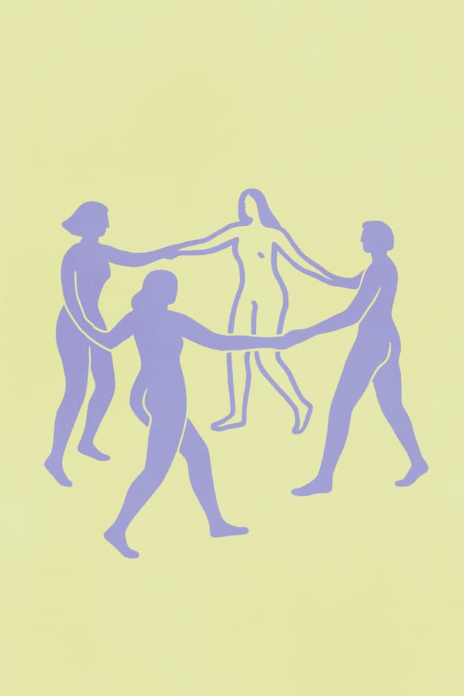 Nous (Yellow) by Treechild — canvas wall art