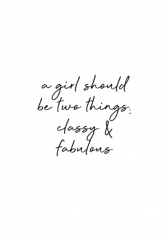 Classy Fabulous Quote by Orara Studio — canvas wall art