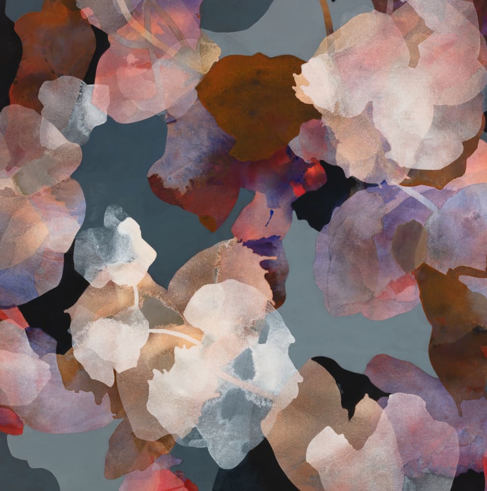 Soft Organic Blooms by Ida Kopperud — canvas wall art