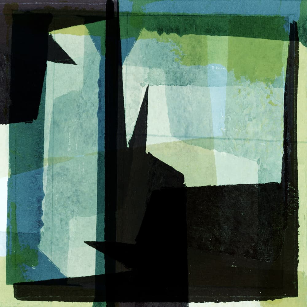 Layered Abstract Design by cartissi — canvas wall art