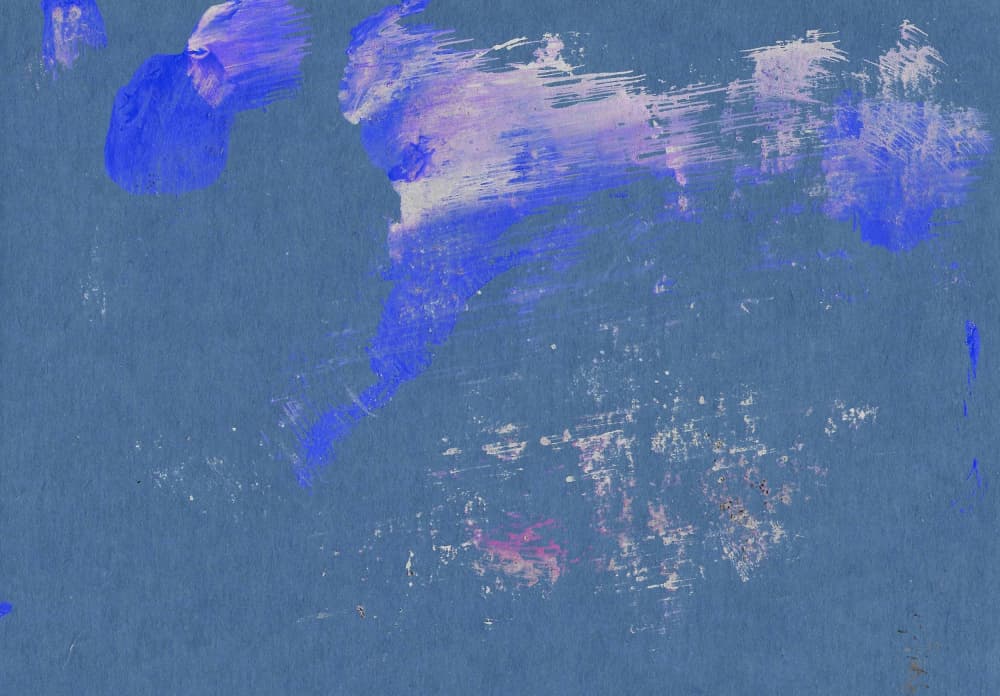 Moody Blue Paint by Santhosh ch — canvas wall art