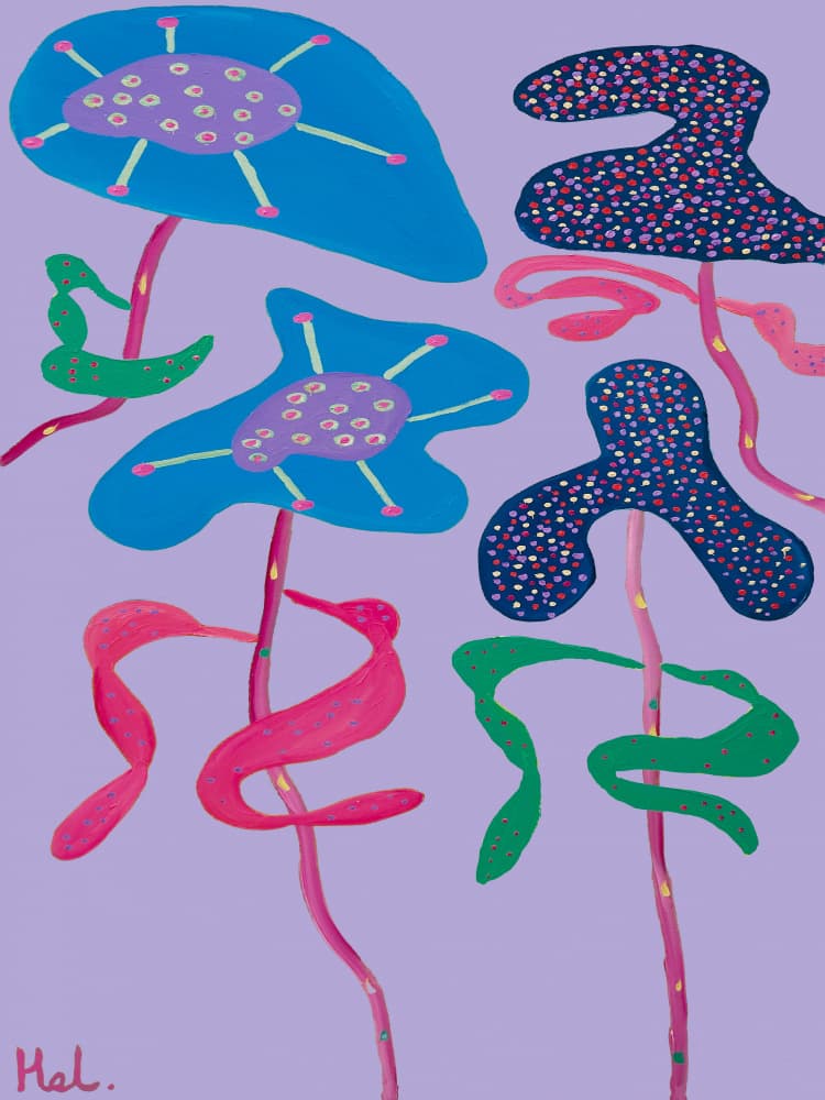 Whimsical Botanical Blooms by Helen Joynson — canvas wall art