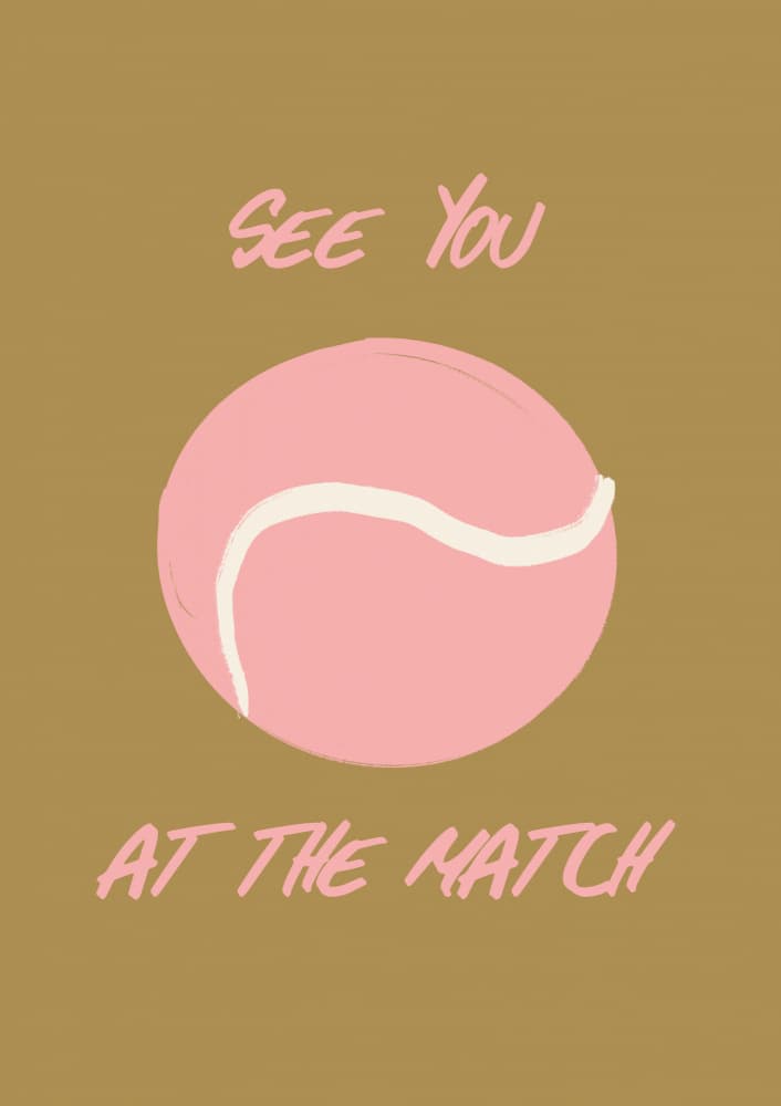 Seeyouatthematch by Treechild — canvas wall art
