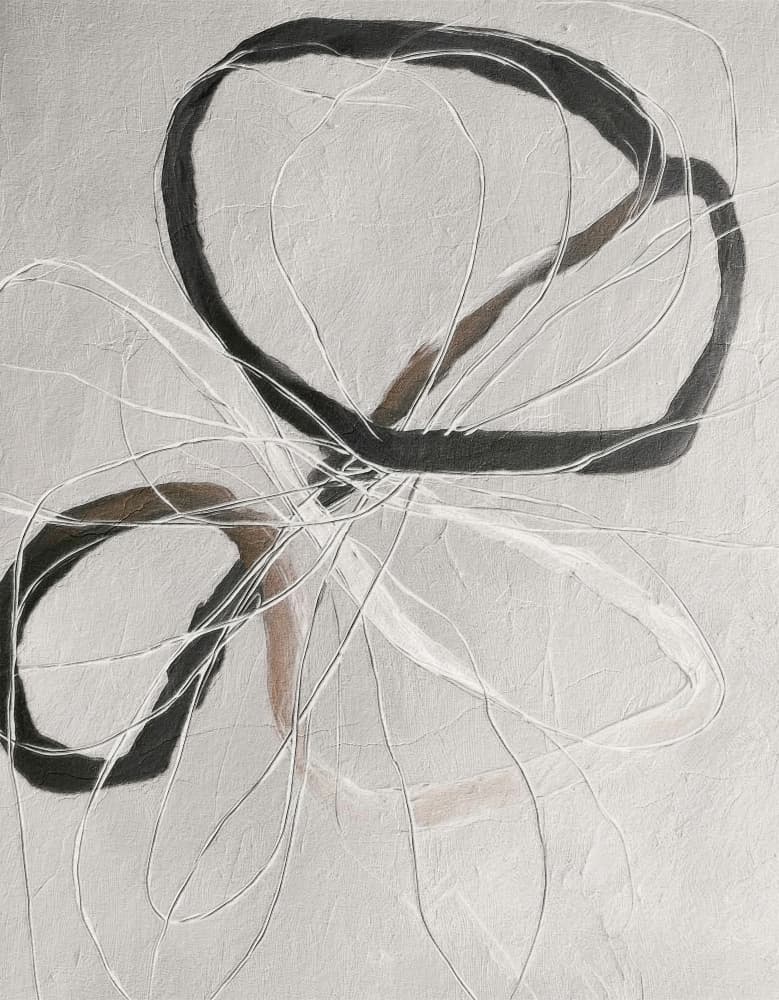 Abstract Looping Lines by Alma — canvas wall art