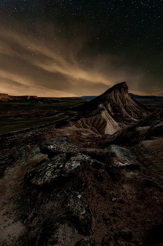 Dramatic Desert Night by David Martin Castan — canvas wall art