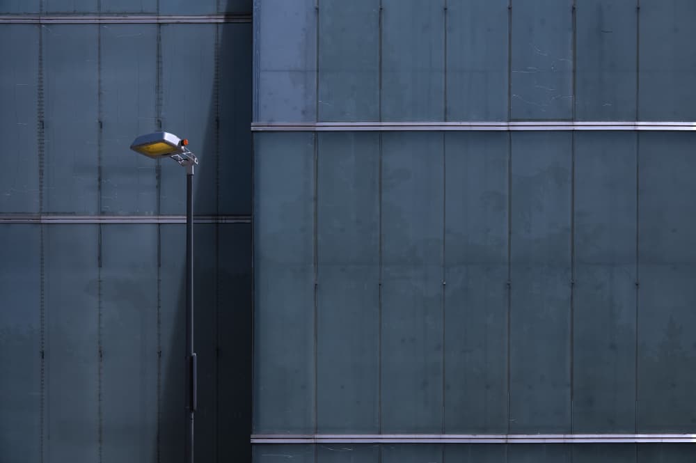 Urban Street Light by Wim Schuurmans — canvas wall art