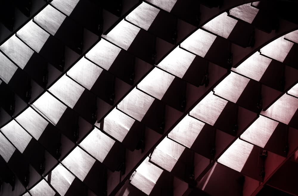 Geometric Light Pattern by Hans-Wolfgang Hawerkamp — canvas wall art