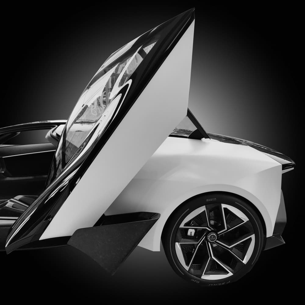 Sleek Future Car by konglingming — canvas wall art