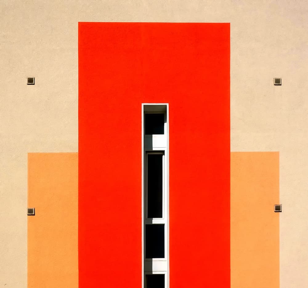 Geometric Color Block by Hans-Wolfgang Hawerkamp — canvas wall art