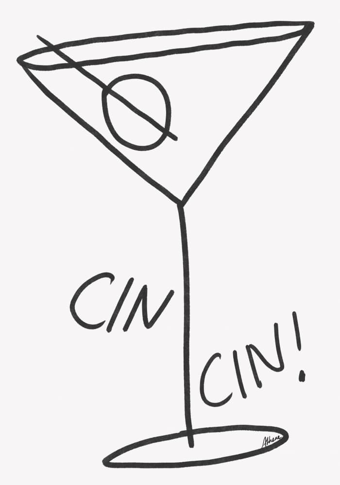 Cin Cin! by Athene Fritsch — canvas wall art