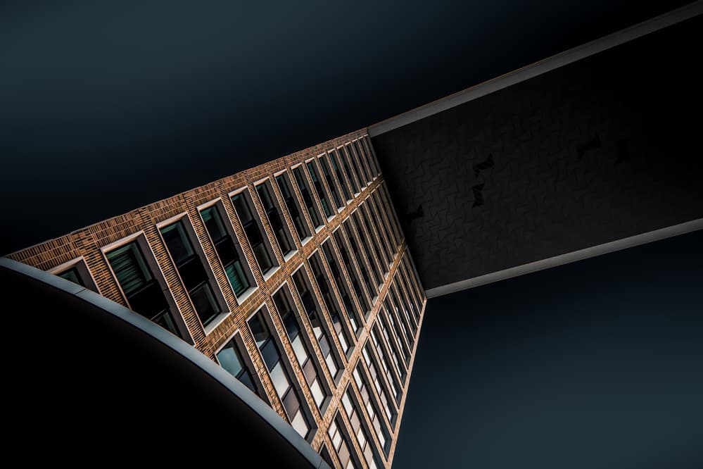 Dramatic Urban Geometry by Jörg Vollrath — canvas wall art