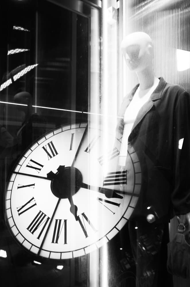 Urban Time Display by Wanjae Choi — canvas wall art