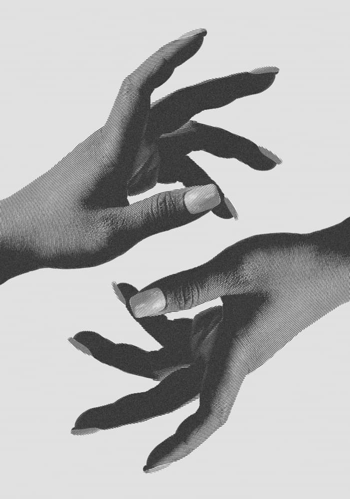 Elegant Hand Gesture by Pictufy Studio III — canvas wall art