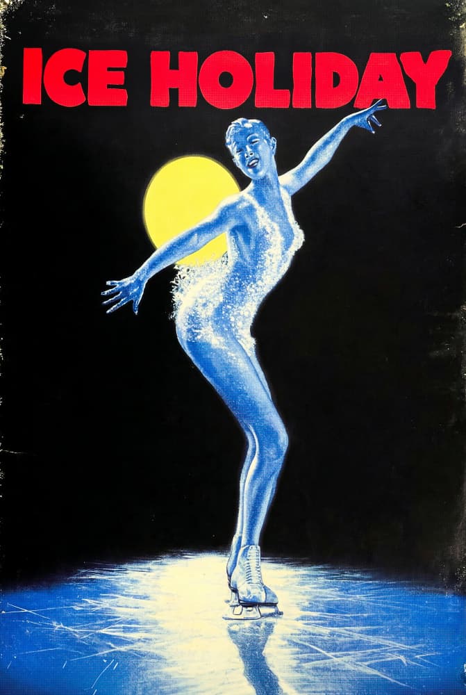 Elegant Ice Skater by Minorstep — canvas wall art