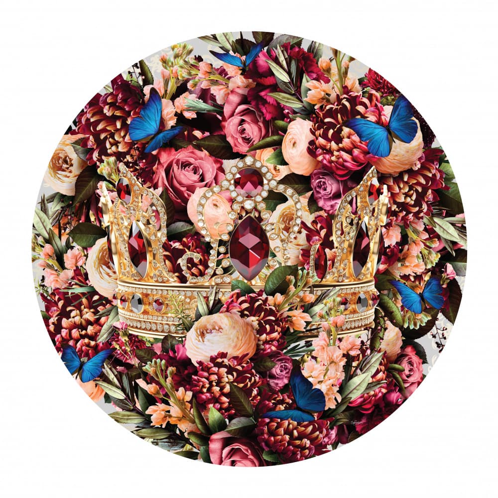 Golden Crown Floral Fantasy by Sue Skellern — canvas wall art