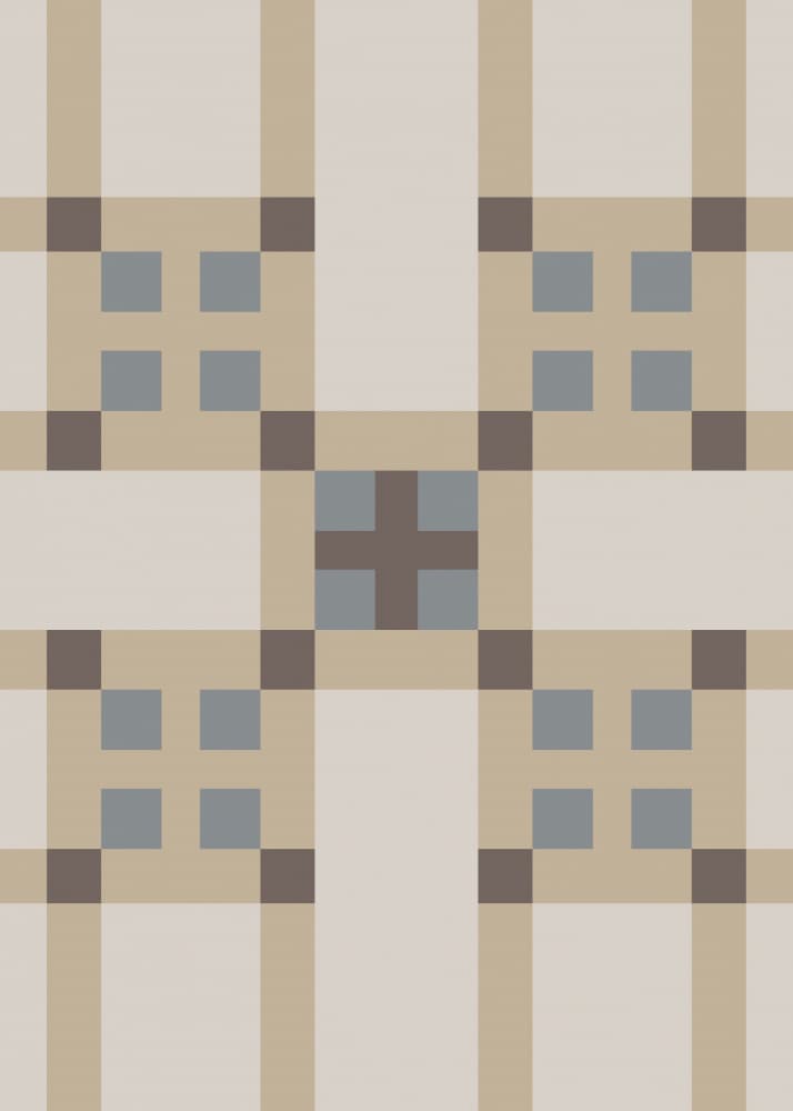 Muted Geometric Pattern by Paperago — canvas wall art