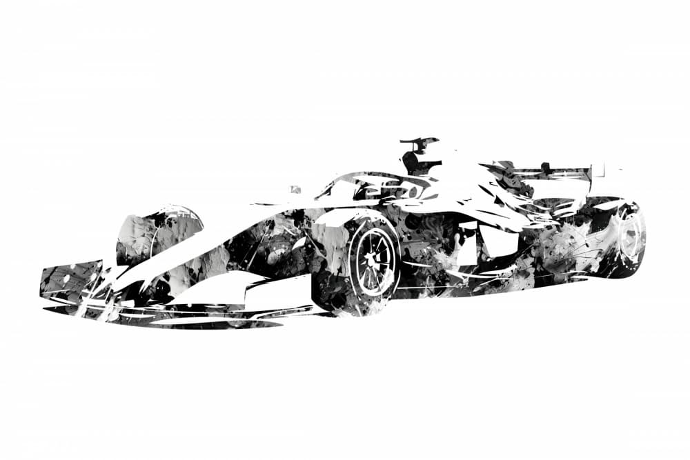 Abstract Formula Racer by Rafal Kulik — canvas wall art