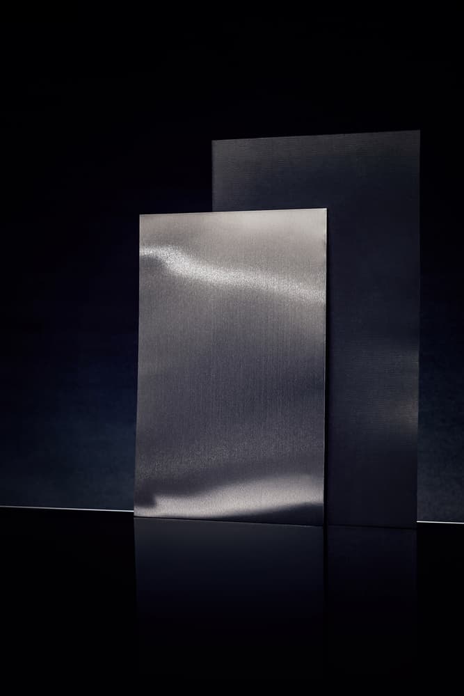 Sleek Metal Reflection by Burghard Nitzschmann — canvas wall art