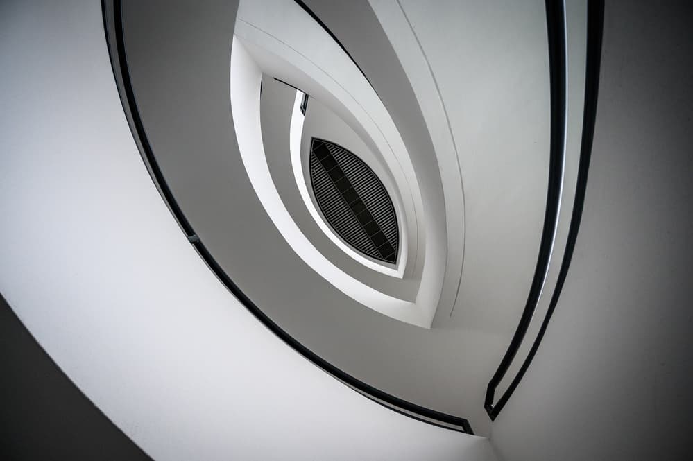 Modern Architectural Curves by Dov Fuchs — canvas wall art