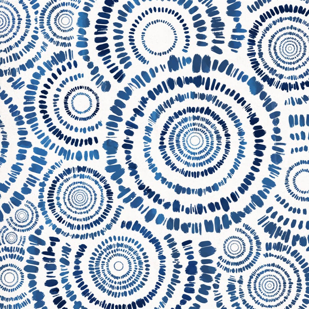 Blue Spiral Dance by Emel Tunaboylu — canvas wall art
