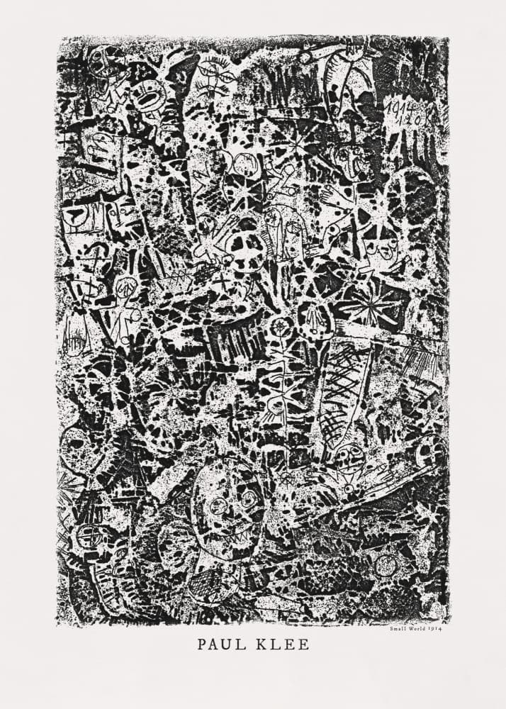 Small World 1914 by Paul Klee — canvas wall art