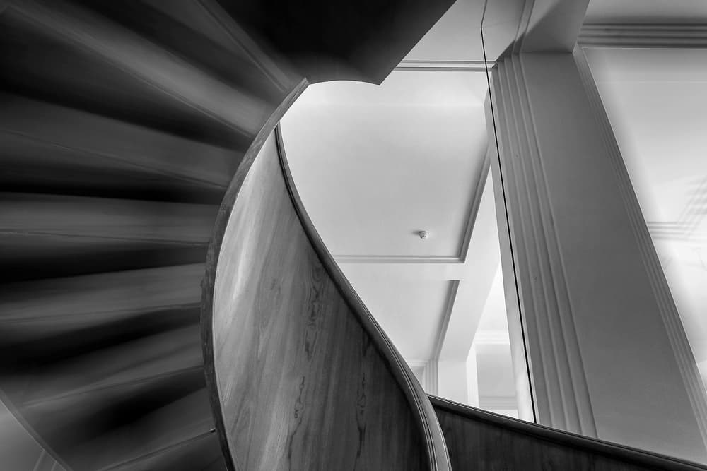 Elegant Upward Spiral by Henk van Maastricht — canvas wall art