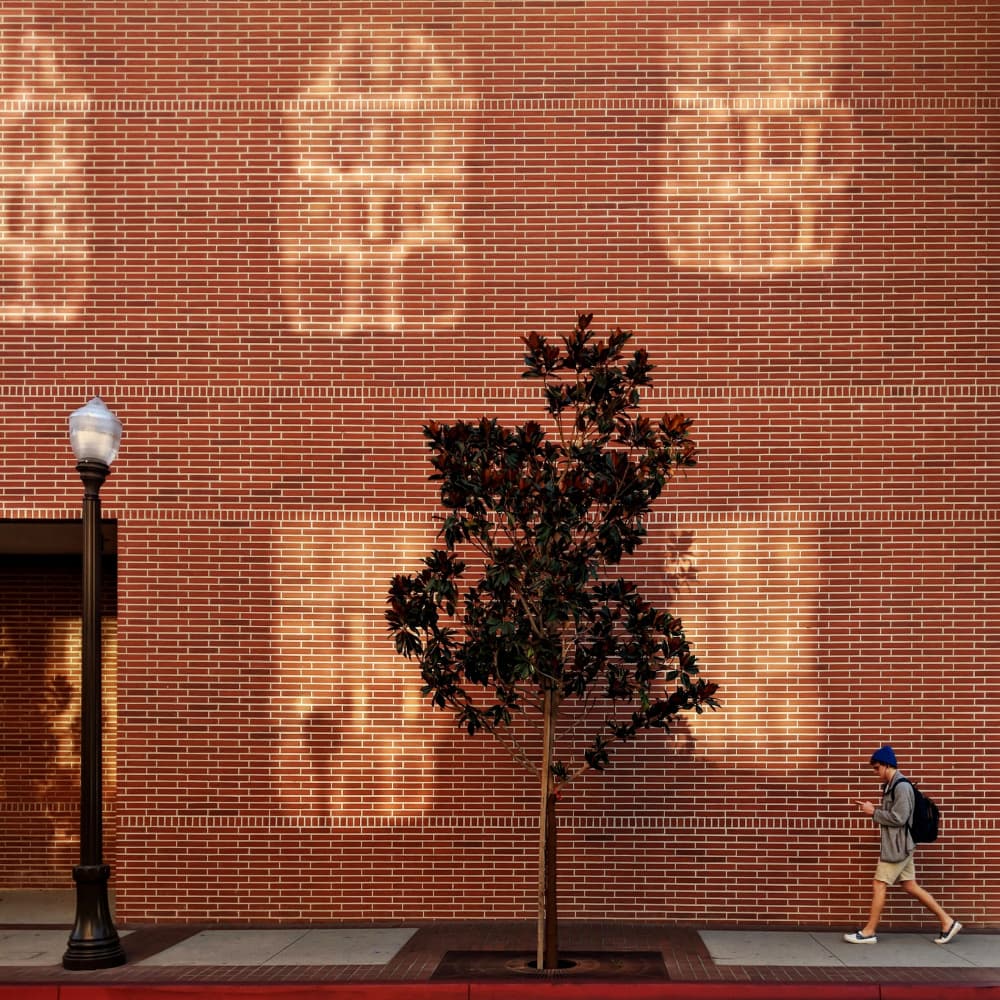 City Wall Light Play by Ibraheem Badahdah — canvas wall art