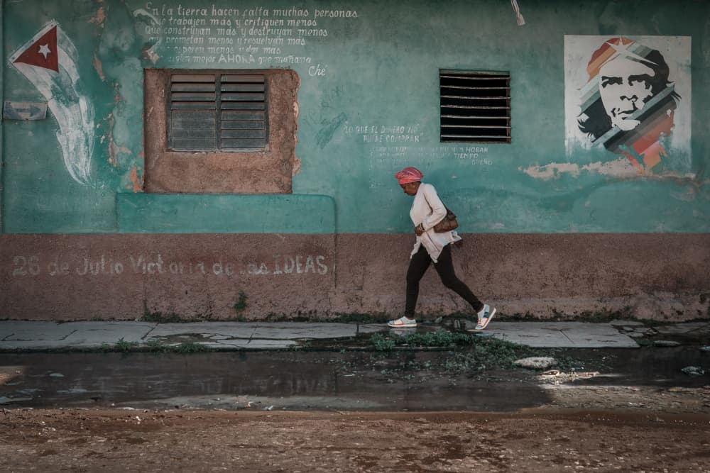 Cuban Street Life by Andy Bauer — canvas wall art