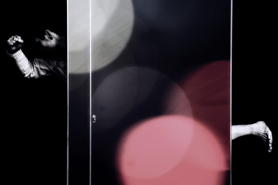 Human Struggle and Light by Keisuke Ikeda @ blackcoffee — canvas wall art