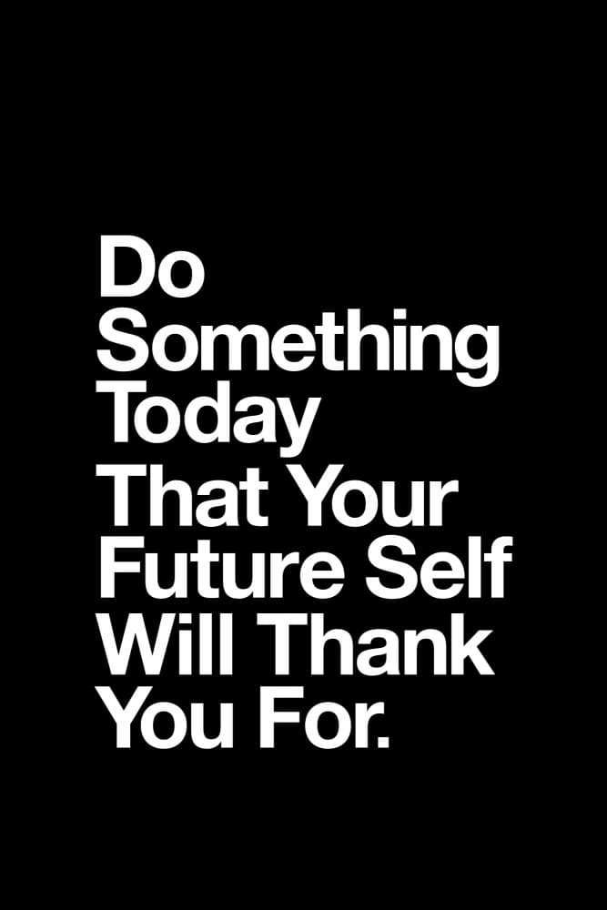 Thank Your Future Self by Brett Wilson — canvas wall art