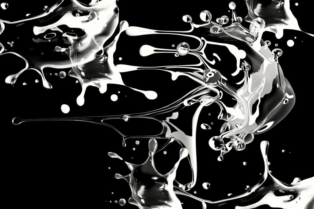 Dynamic Liquid Splashes by Rafal Kulik — canvas wall art