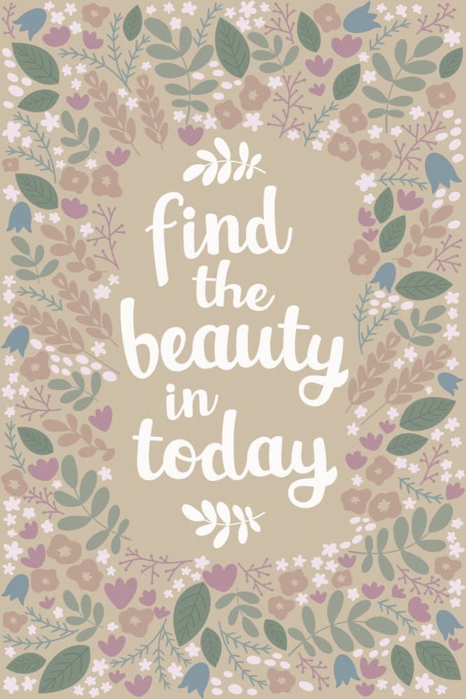 Find Beauty Today by EMELIEmaria — canvas wall art