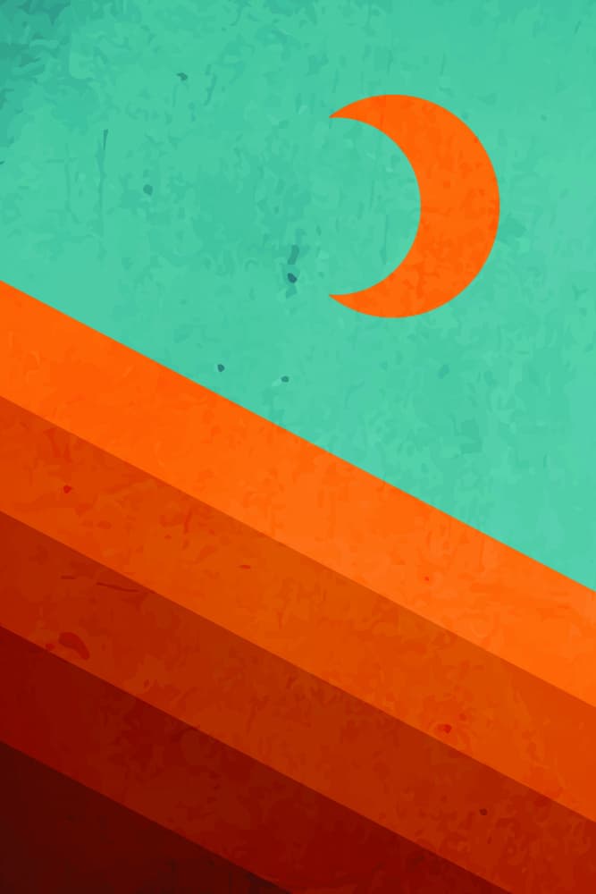 Orange Crescent Desert by jay stanley — canvas wall art