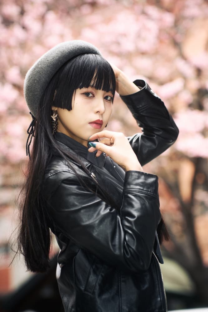 Chic Beret Spring Blossoms by hideaki sato — canvas wall art