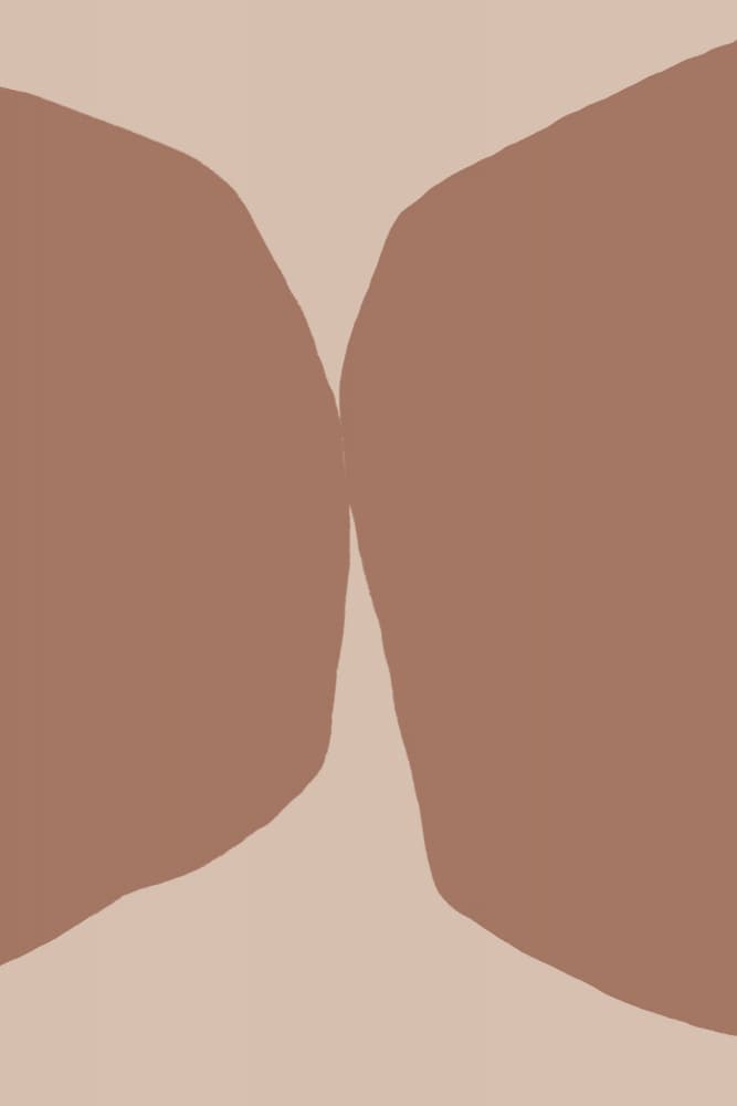 Earthy Symmetry by uplusmestudio — canvas wall art