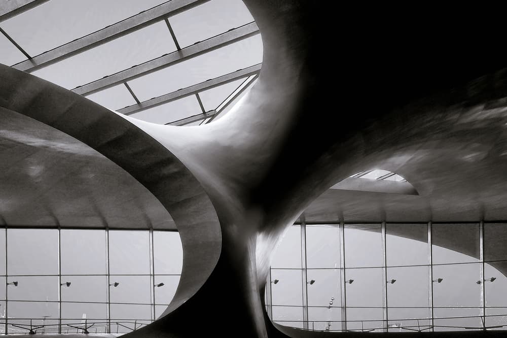 Modern Architectural Curves by Henk van Maastricht — canvas wall art