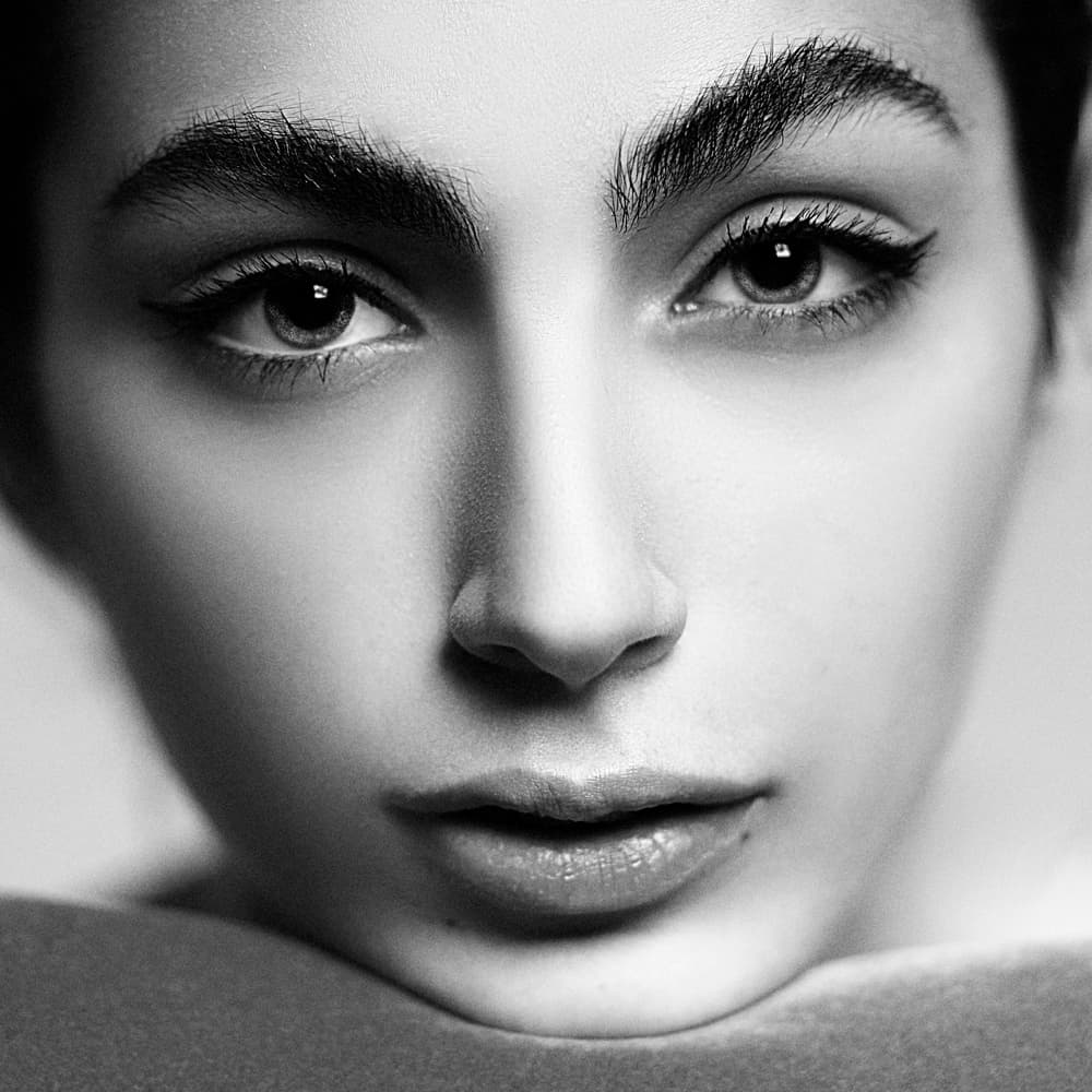 Monochromatic Beauty by Amin Hamidnezhad — canvas wall art