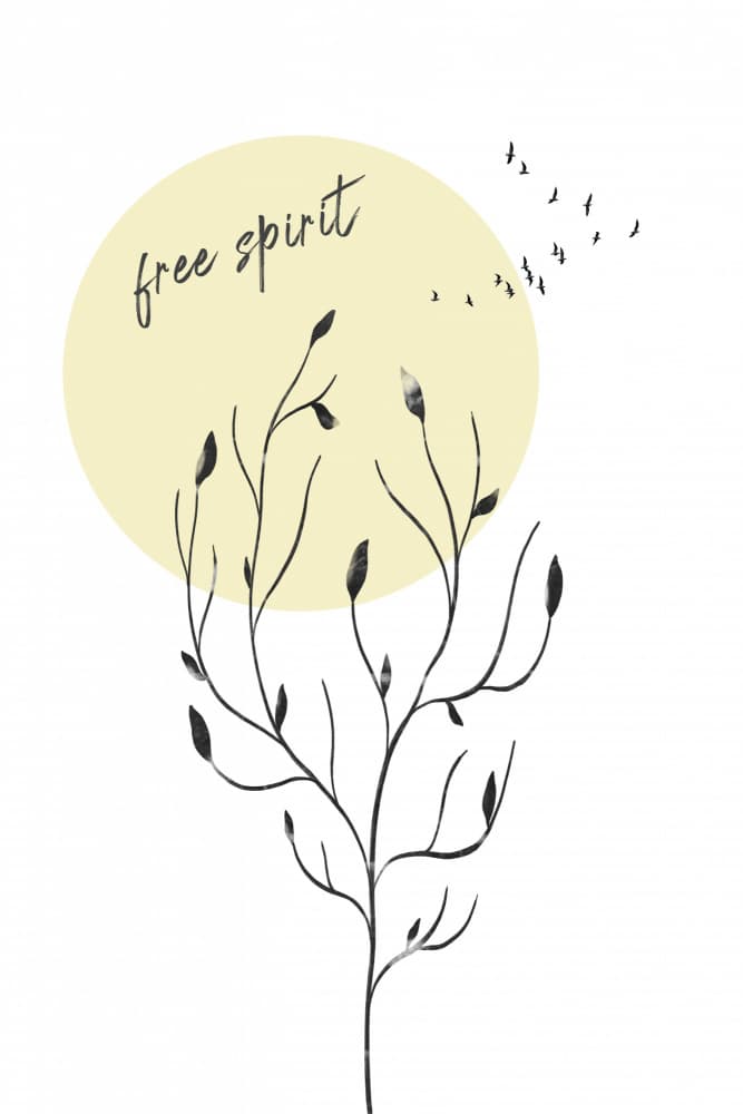 Free Spirit Flying Birds by Melanie Viola — canvas wall art
