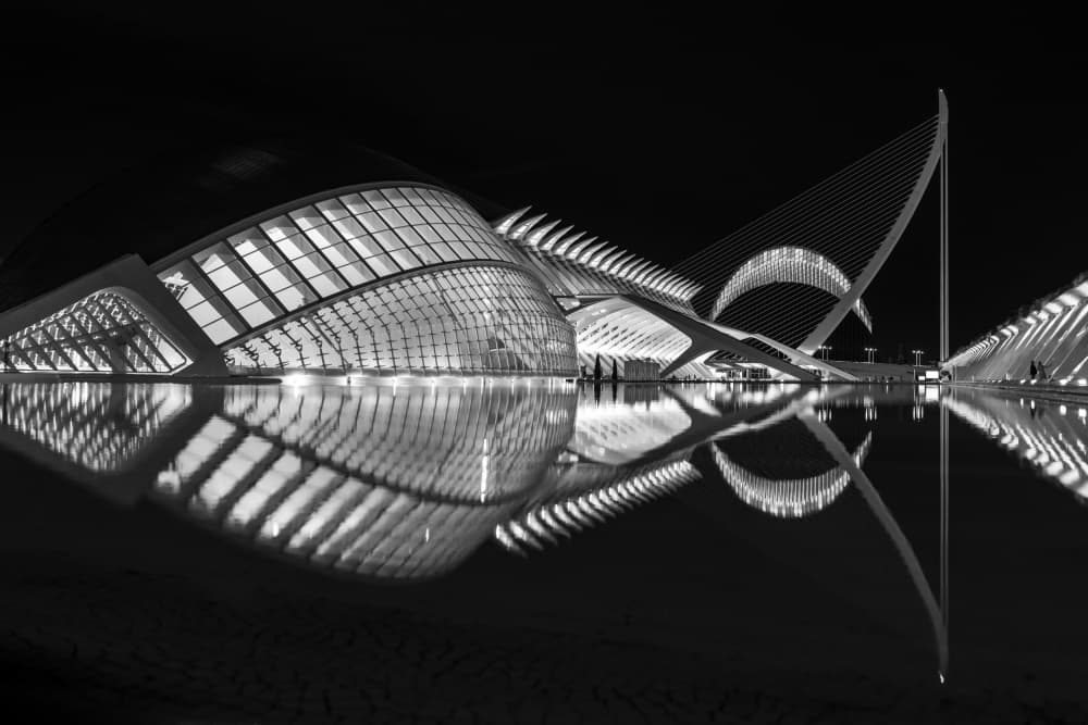 Modern Architecture Reflection by Jose Curto — canvas wall art