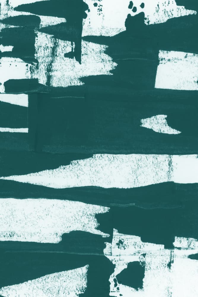 Deep Teal Brushstrokes by cartissi — canvas wall art