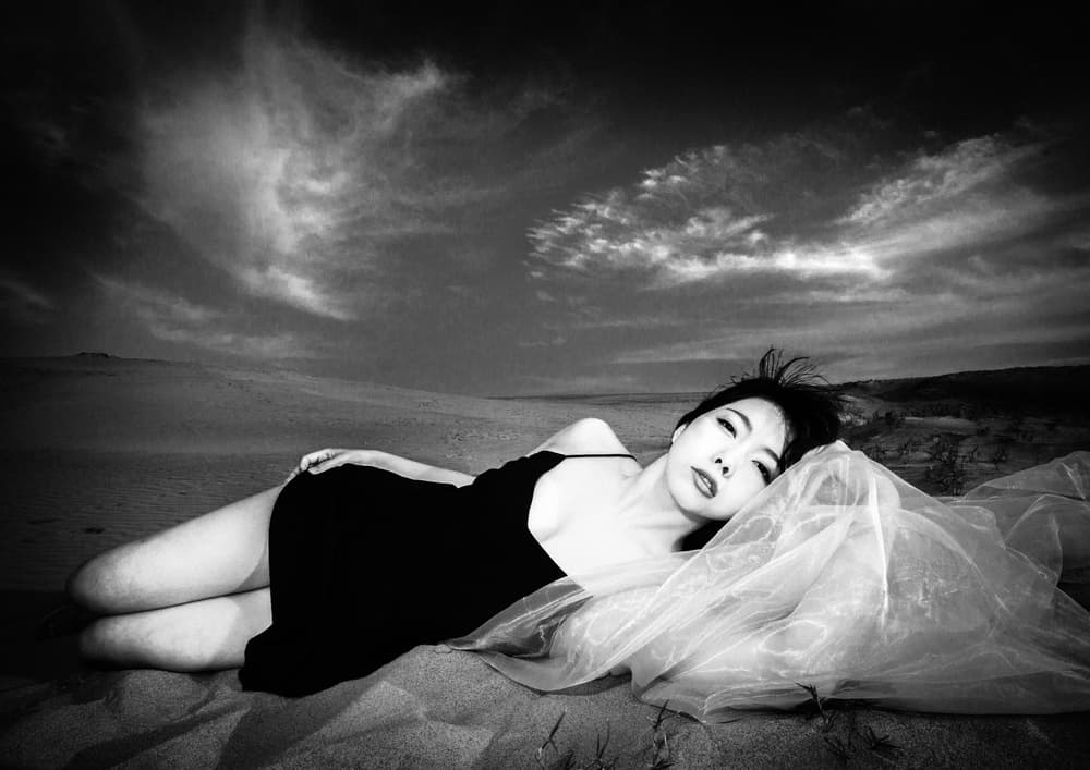 Dreamy Desert Portrait by TORU MATSUNAGA — canvas wall art