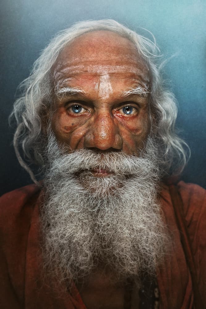 Wise Indian Guru by Fadhel Almutaghawi — canvas wall art