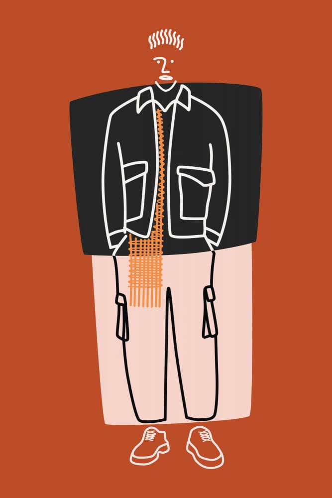 Modern Fashion Drawing by amini54 — canvas wall art