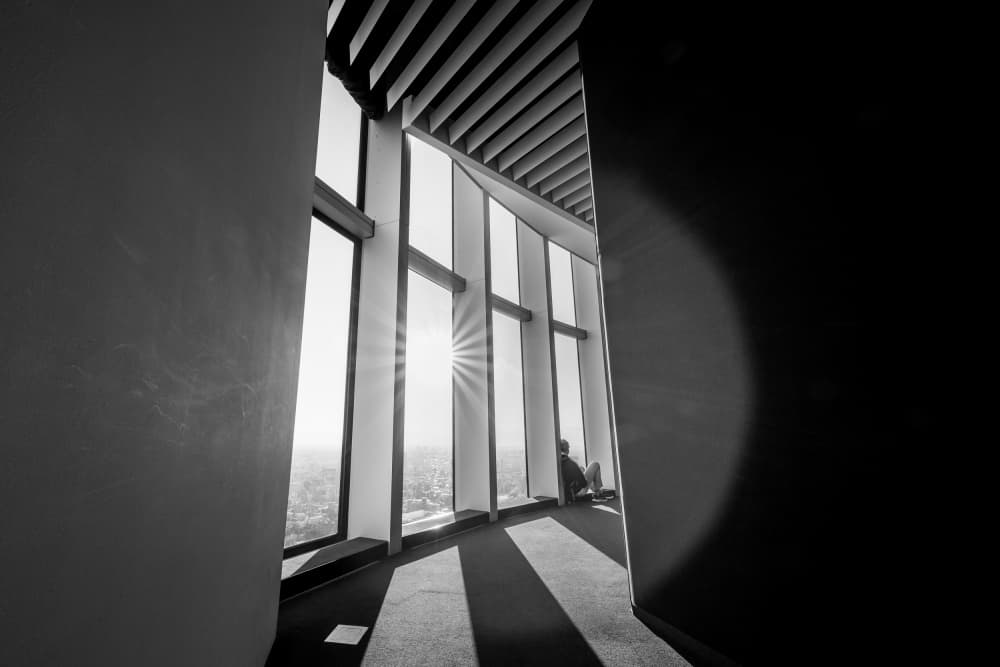 City Window Solitude by Michiko Ôtomo — canvas wall art