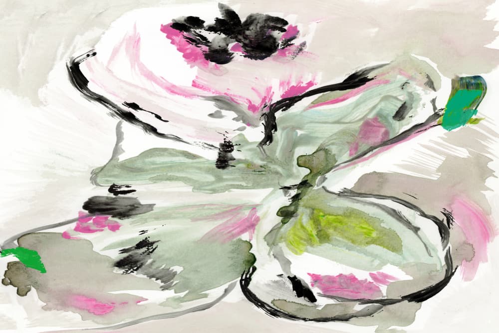 Modern Floral Bloom by cartissi — canvas wall art