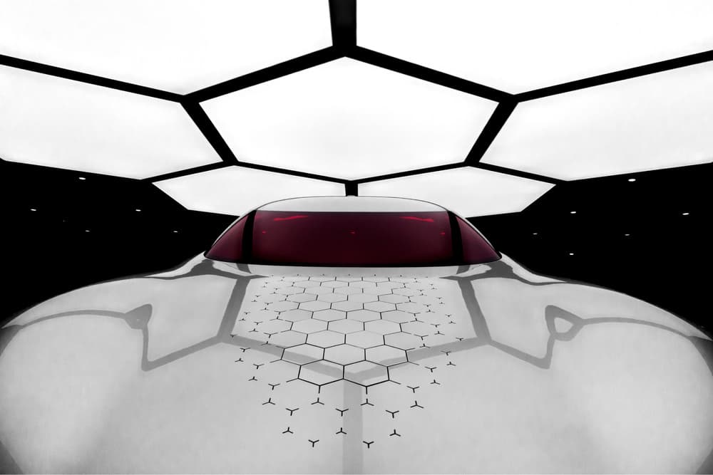 Futuristic Concept Car by Fred Barrington — canvas wall art