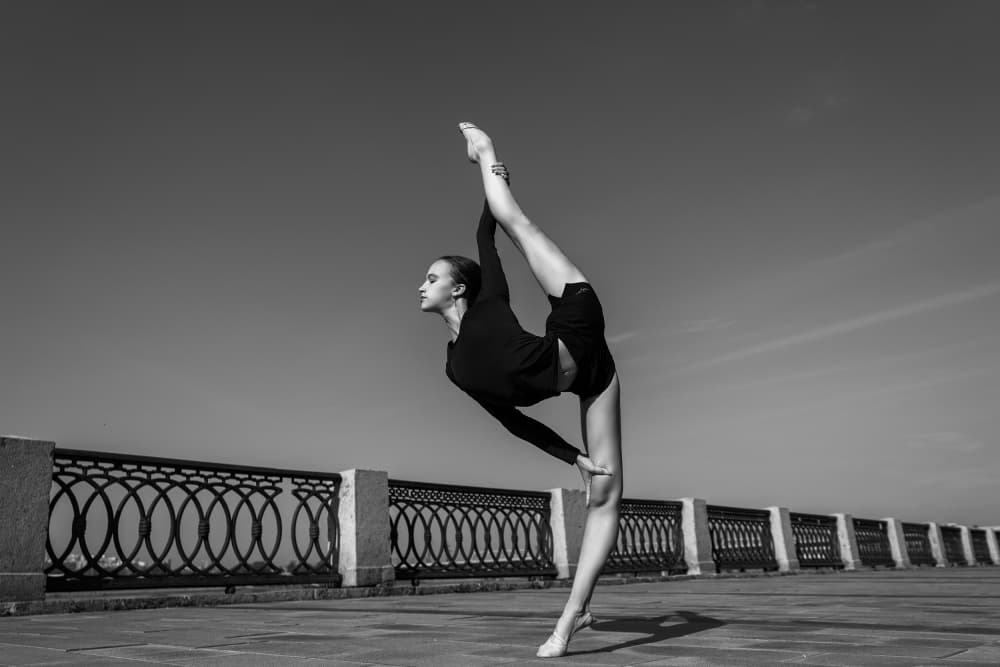 Graceful Urban Dancer by Alexandr — canvas wall art