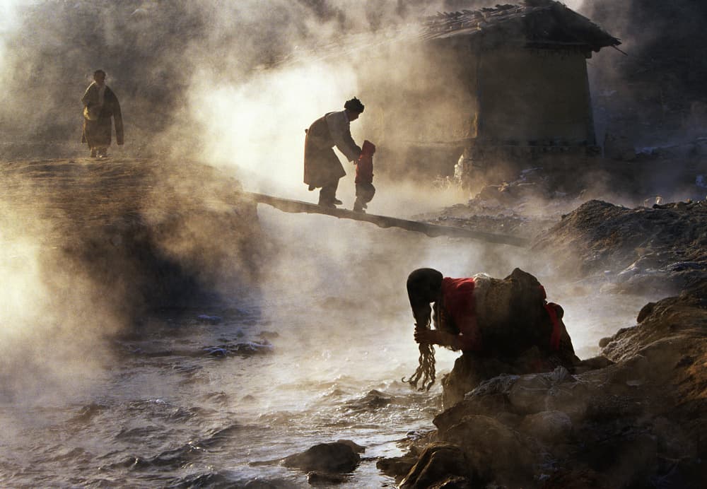 Misty Morning Crossing by Adam Wong — canvas wall art