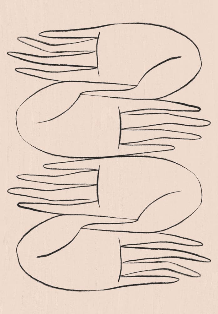 Serene Flowing Hands
